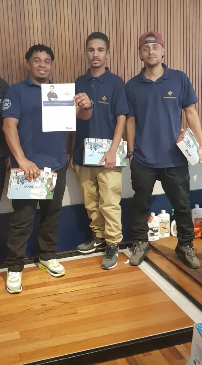Equipe certificada — Treinamento e domínio dos sistemas Bona.